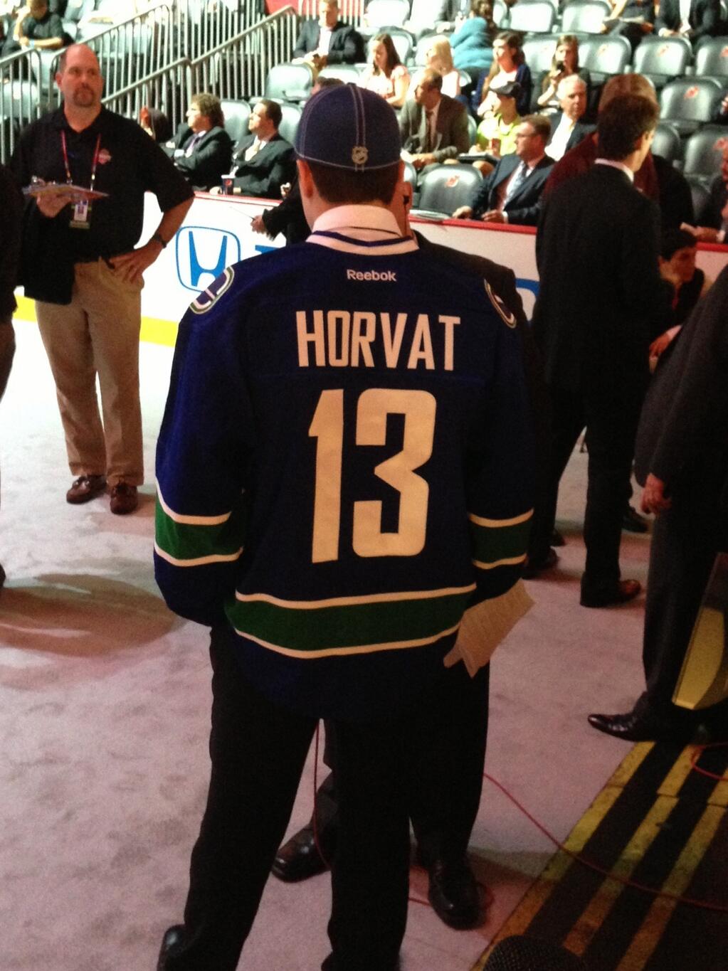 Bo Horvat will be number 13.
