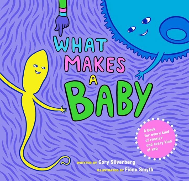 In the new children’s book, What Makes a Baby, a Canadian sex educator walks kids as young as four years old through where babies come from. What sets this book apart from its predecessors is that it doesn’t refer to moms and dads, nor does it mention gender – there are no blue, tuxedo-donning sperm or pink, girly eggs.