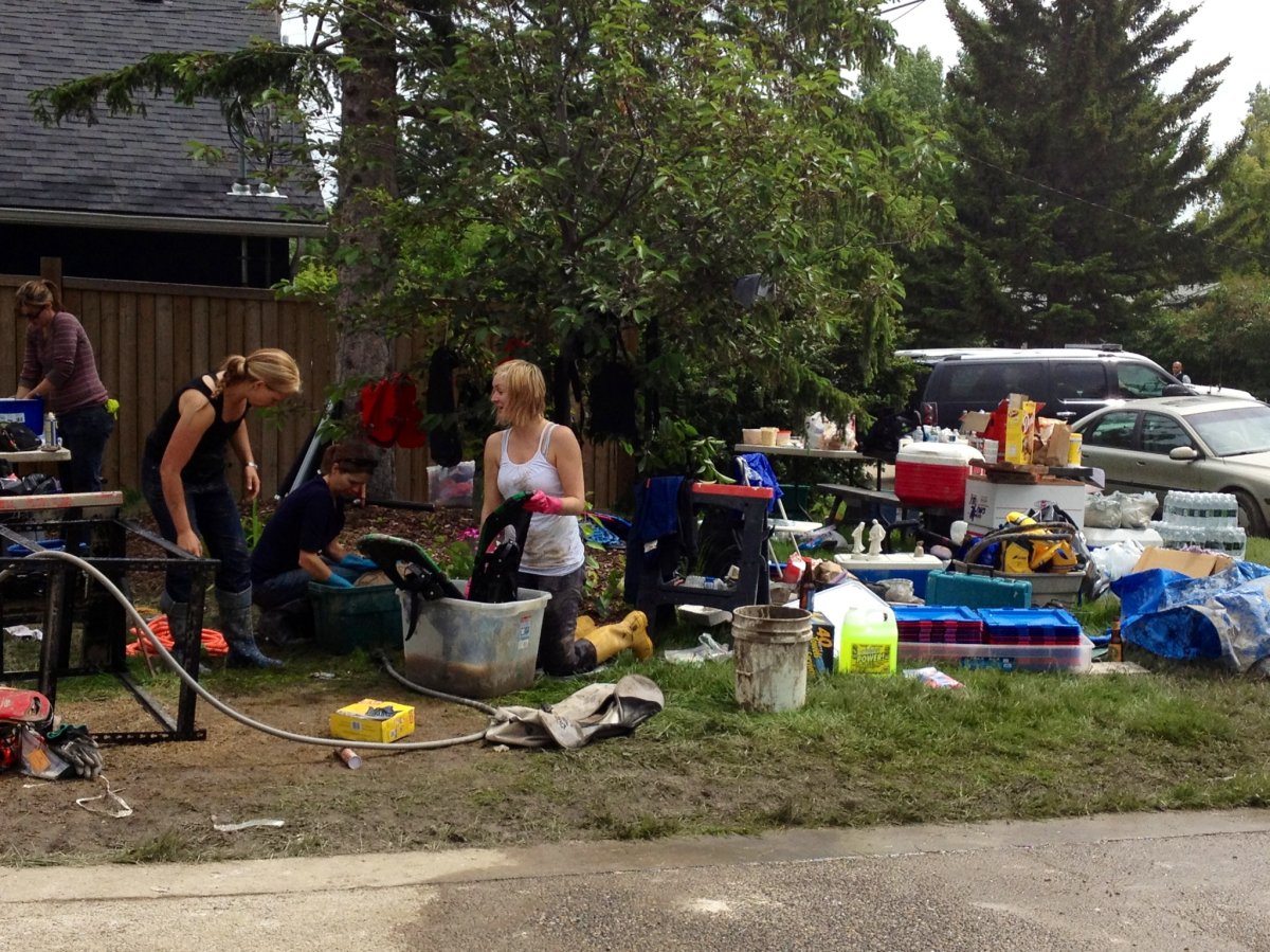 Cleanup on Bow Crescent.