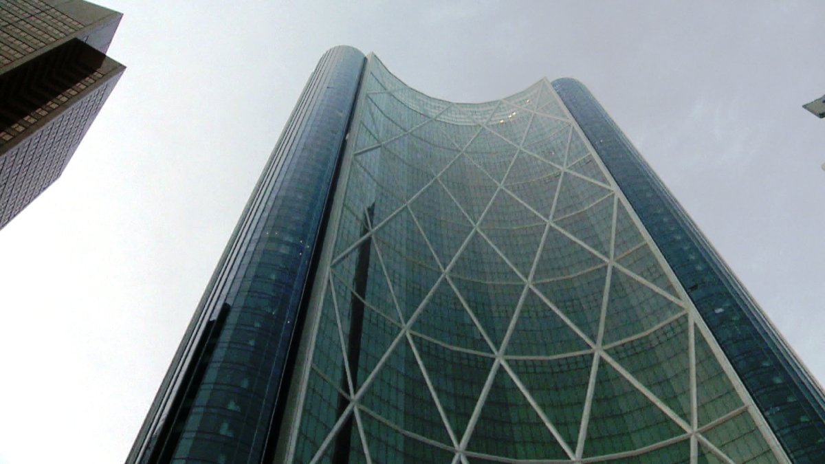 The Bow office tower in downtown Calgary.