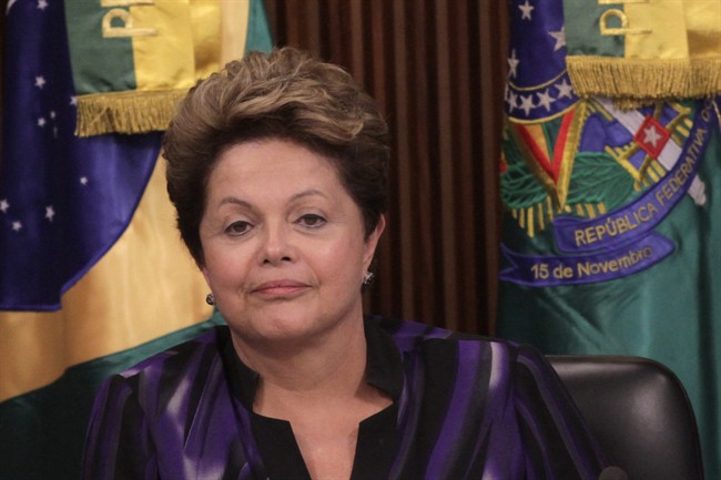 The report says the U.S. was targeting Brazil President Dilma Rousseff's
emails and telephone calls with her top aides.
