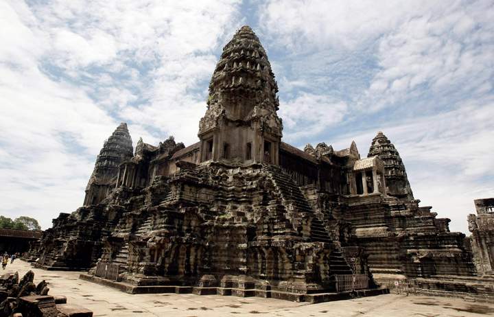 In this photo taken on June 28, 2012, Cambodia's famed Angkor Wat temples complex stands in Siem Reap province, some 230 kilometers (143 miles) northwest Phnom Penh, Cambodia.