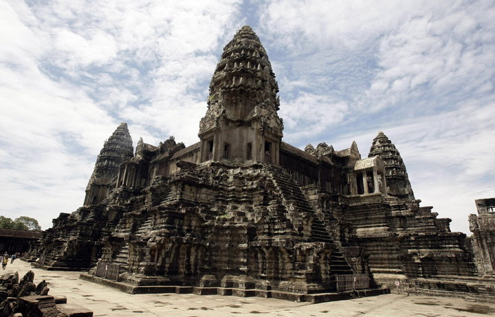In this photo taken on June 28, 2012, Cambodia's famed Angkor Wat temples complex stands in Siem Reap province, some 230 kilometers (143 miles) northwest Phnom Penh, Cambodia.