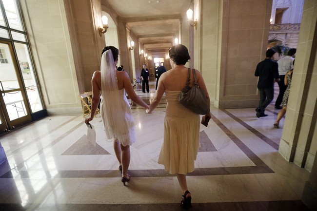 The new poll found two-thirds of Canadians support full marriage rights for same-sex couples. 