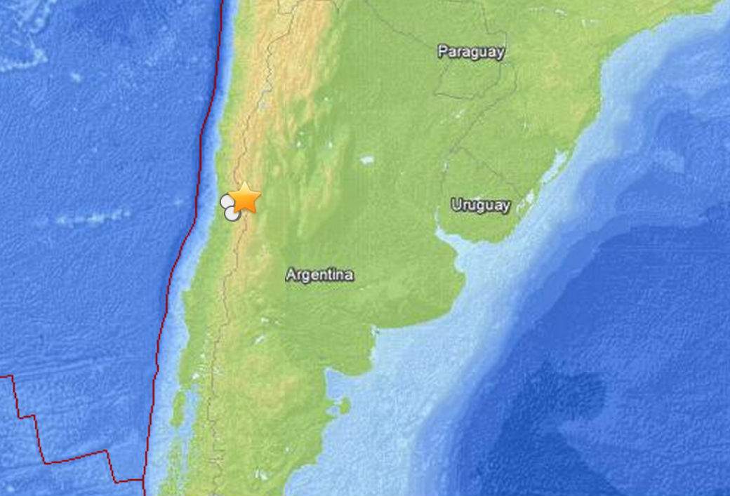 An earthquake with a preliminary magnitude of 5.7 shook Chile late Wednesday afternoon.