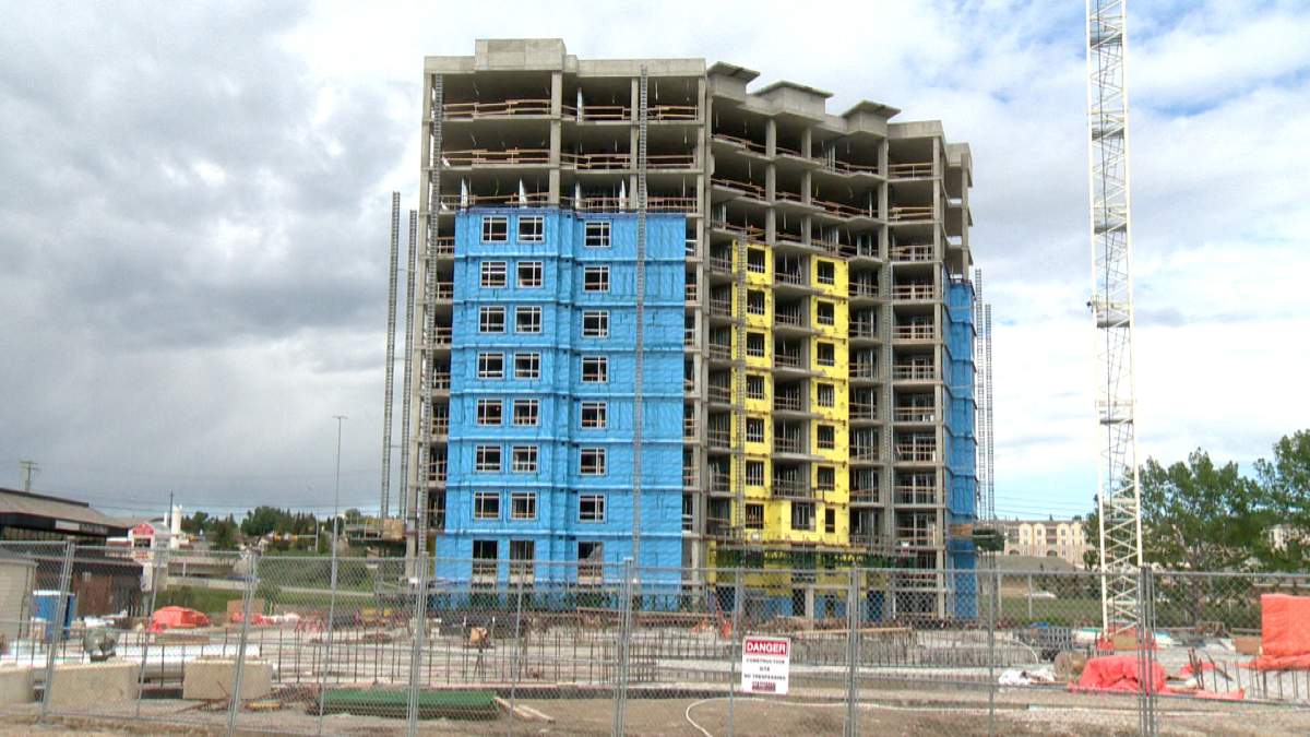 EMS say they responded to a call at a construction site at Crowchild Trail and 53 Street Northwest at about 7:30 a.m.