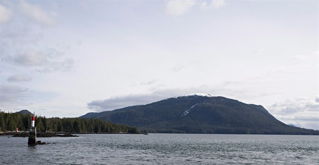 Lelu Island, near Prince Rupert, BC, is seen March 8, 2013. Aboriginal and environmental groups will file lawsuits on Thursday against the government of Canada to overturn the permit for a controversial $27 billion liquefied natural gas (LNG) project in British Columbia.