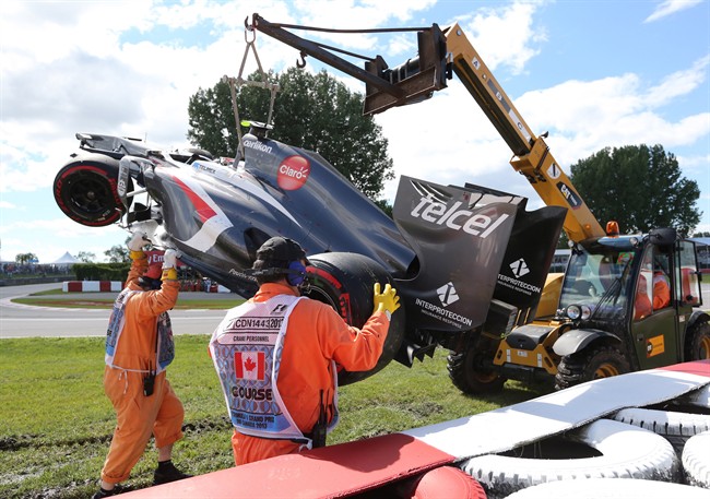 Grand Prix crash