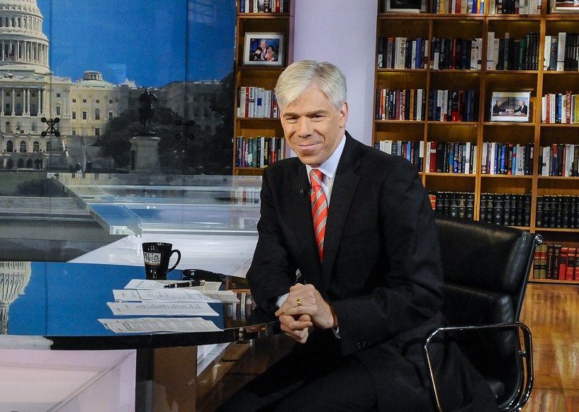 NBC news show host David Gregory (pictured) got a rise out of Glenn Greenwald by asking the Guardian reporter why he shouldn't be charged with a crime for having "aided and abetted" former National Security Agency analyst Edward Snowden.
