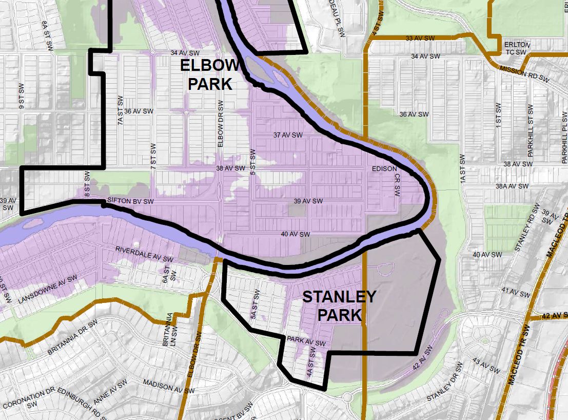 MAPS Evacuated areas in the city of Calgary Globalnews.ca