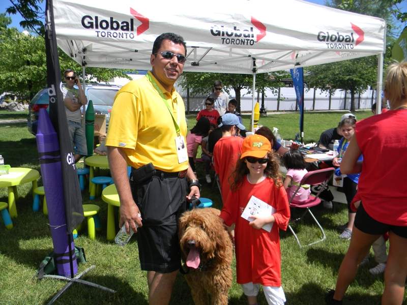 Family Global Toronto tent JDRF Walk