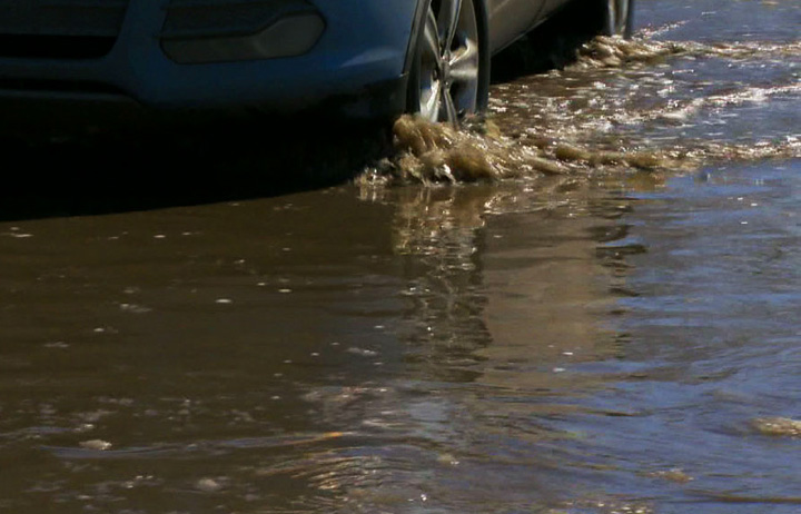 Saskatchewan residents frustrated with inaction over flooded Highway 2.