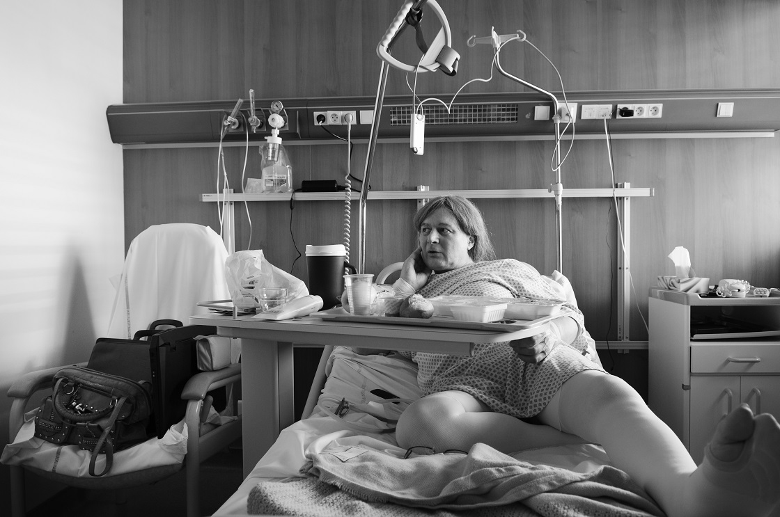 Trans Woman After A Sex Reassignment Surgery in Lyon Hospital, France.