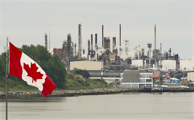 The Imperial Oil refinery is seen in Dartmouth on June 19, 2013.