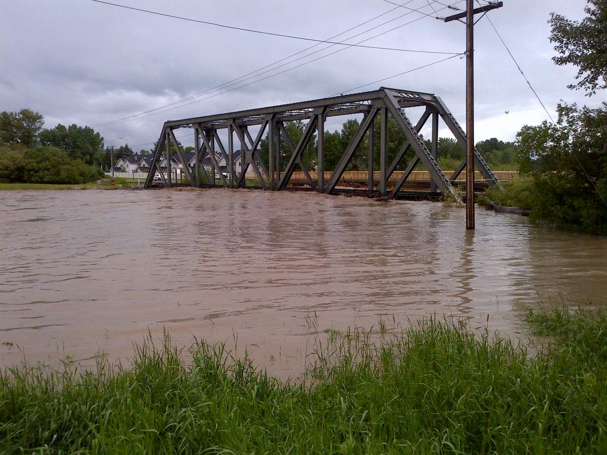 Flooding in High River, June 20, 2013.