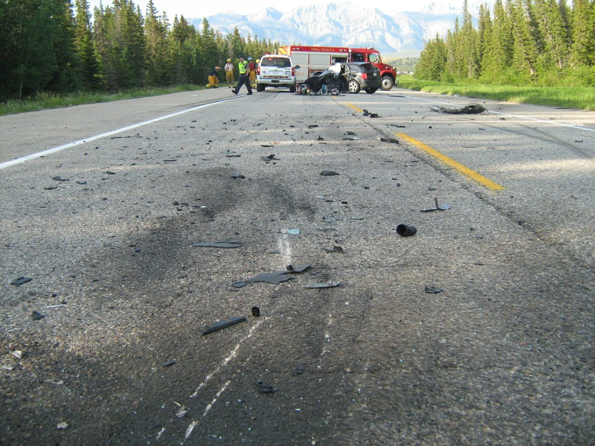 An Edmonton man is dead, after a collision east of Jasper Friday, June 21, 2013. 