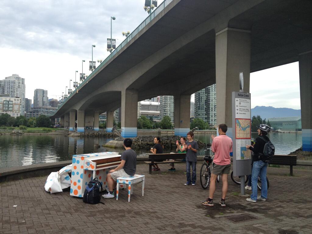 Vancouver student project brings pianos to the streets of Vancouver - image