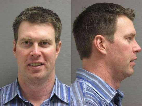 former NFL quarterback Ryan Leaf is seen in a police booking photo March 30, 2012 in Great Falls, Montana. (Cascade County Sheriff’s Office via WireImage)