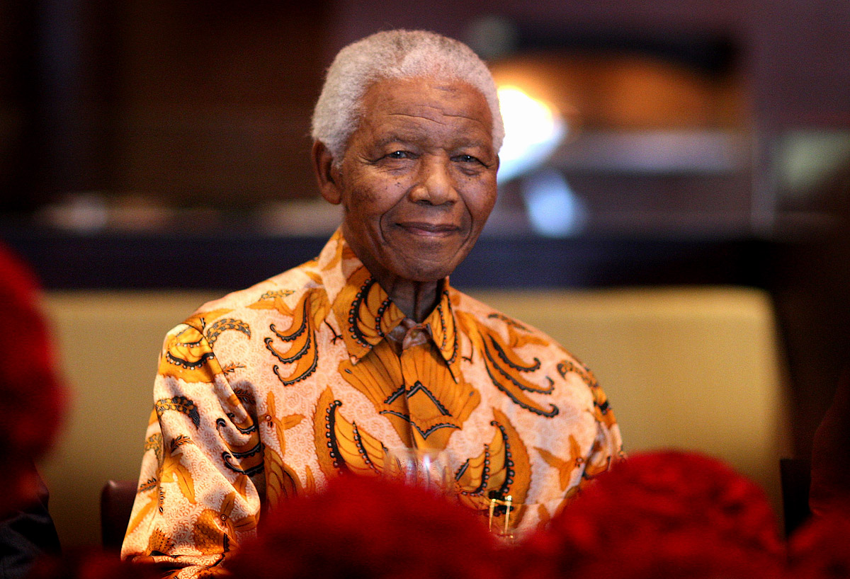 Nelson Mandela in Cape Town, South Africa