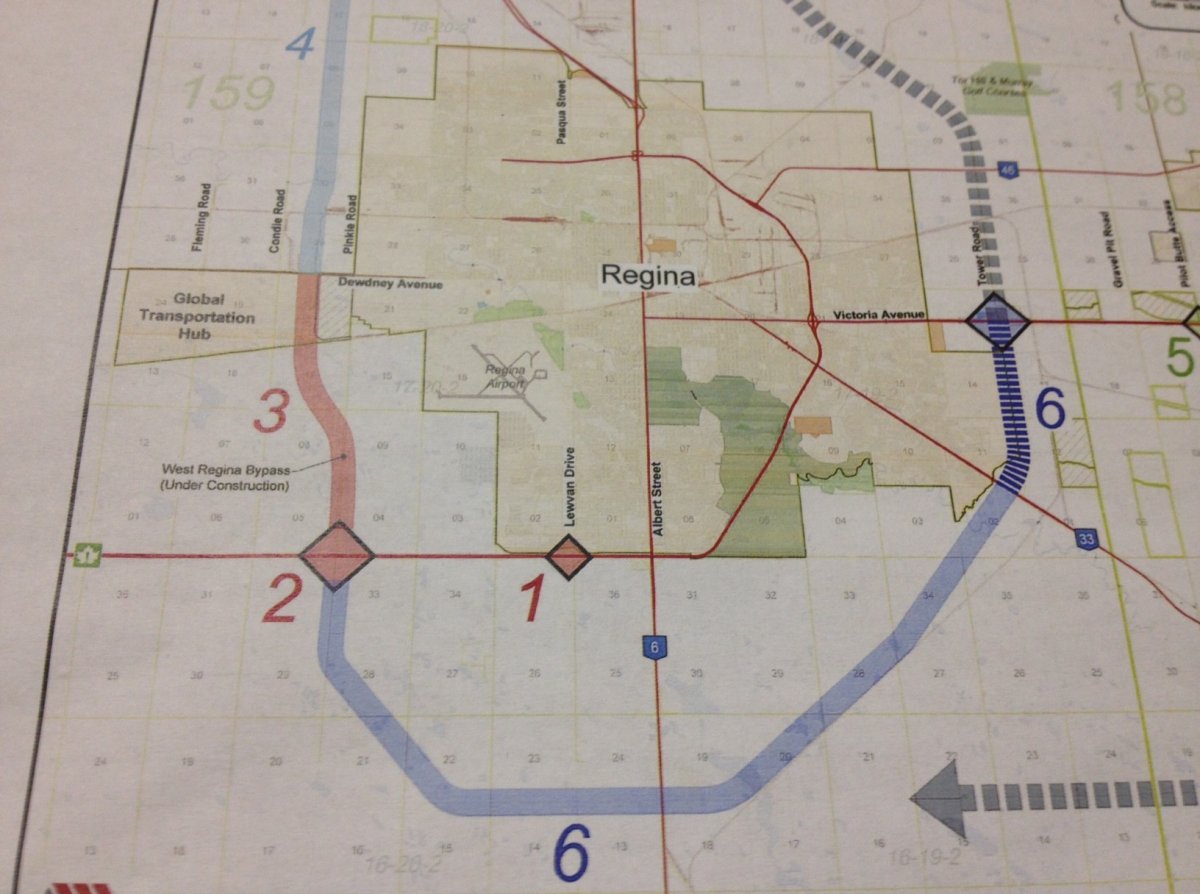 Route selected for new south bypass in Regina - image