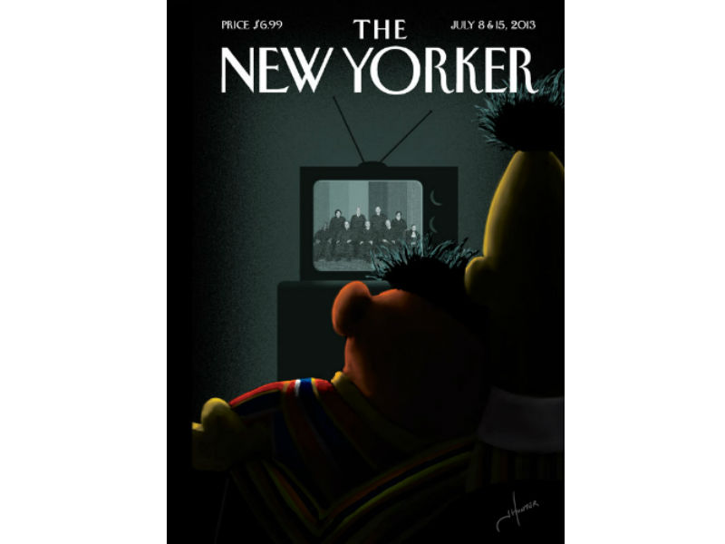 The cover of the July 8 &amp; 15 edition of The New Yorker magazine.