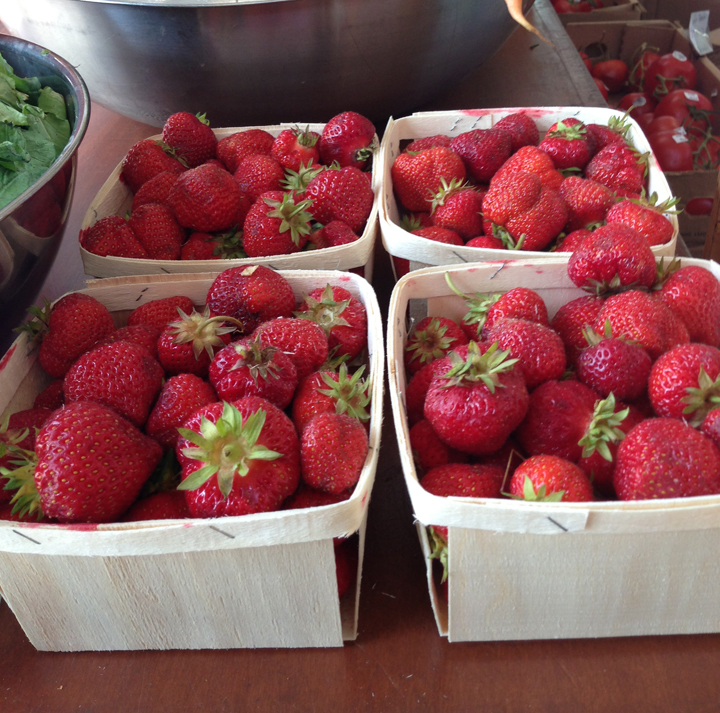Local Nova Scotia strawberries.