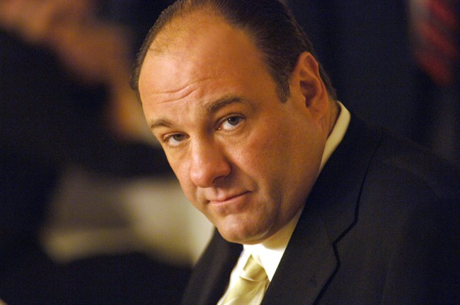 This undated publicity photo released by HBO, shows actor James Gandolfini in his role as Tony Soprano, head of the New Jersey crime family portrayed in HBO's "The Sopranos." .