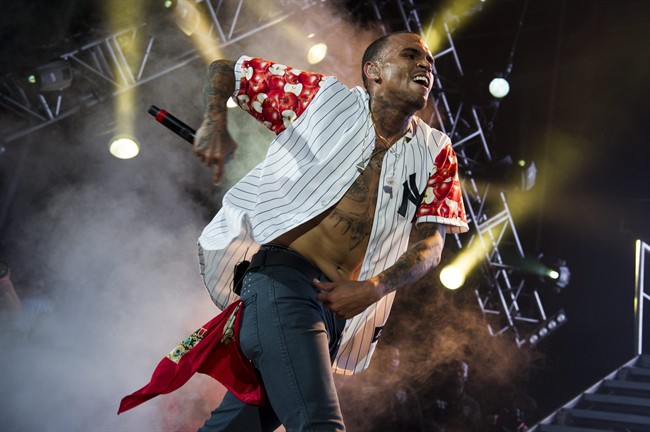 Chris Brown performs at the Hot 97 Summer Jam XX on Sunday, June 2, 2013 in East Rutherford, N.J.  (Photo: Charles Sykes/Invision/AP Photo).