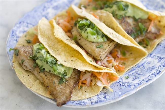 Putting a healthy spin on the popular fish taco ...