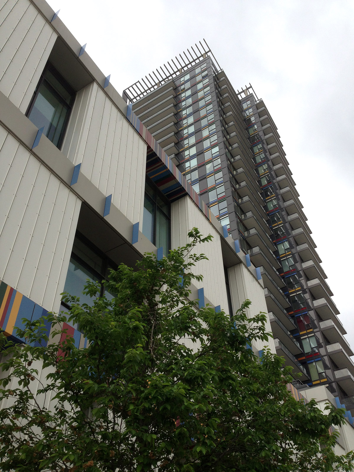 A general view of Daniels Spectrum, a cultural centre in Toronto's Regent Park.