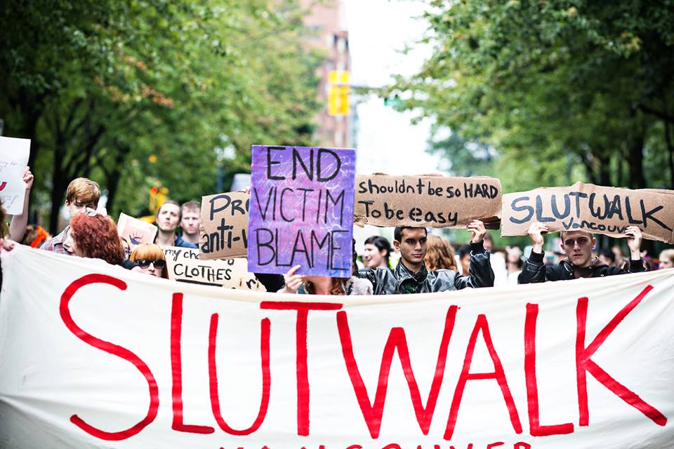 The third annual SlutWalk took place in downtown Vancouver Sunday. 