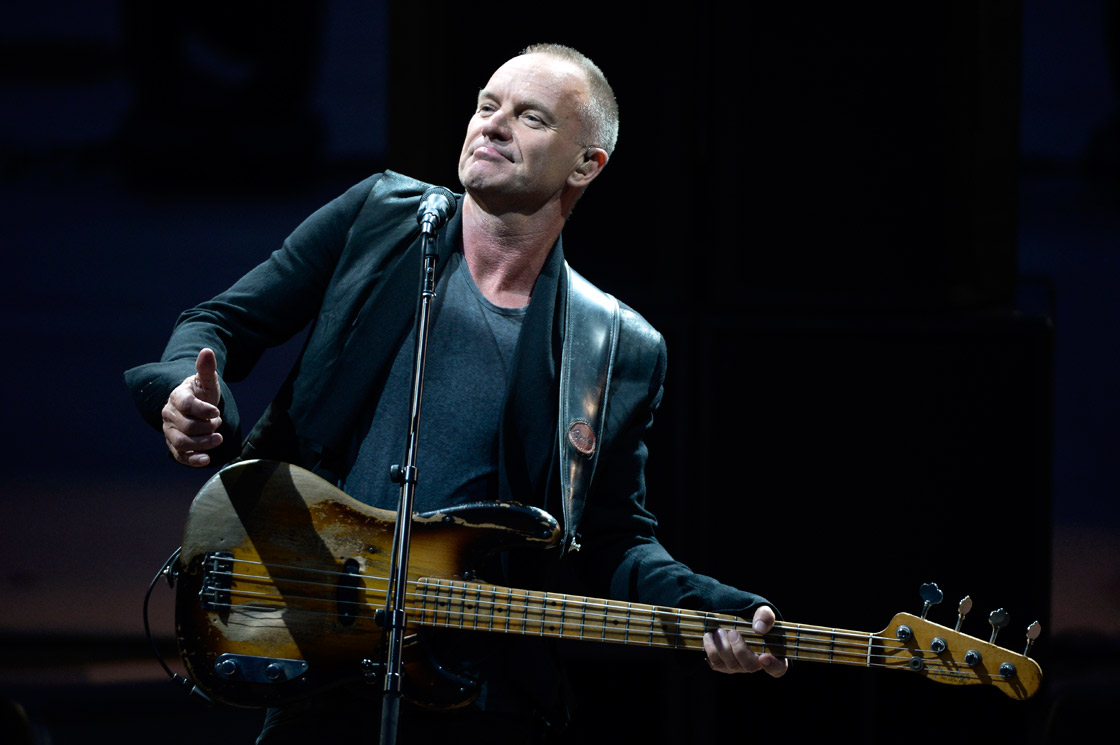 Sting is among the acts who recorded
classic protest songs.