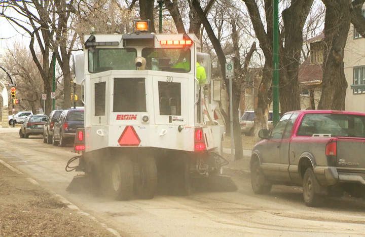 Despite a late start for street sweeping, the city says it’s on schedule and more than half done Saskatoon roads.