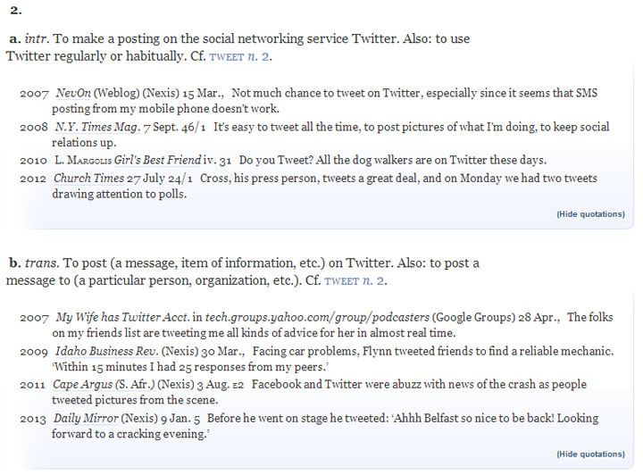 ‘Tweet’ to be recognized as a word in Oxford English Dictionary - image