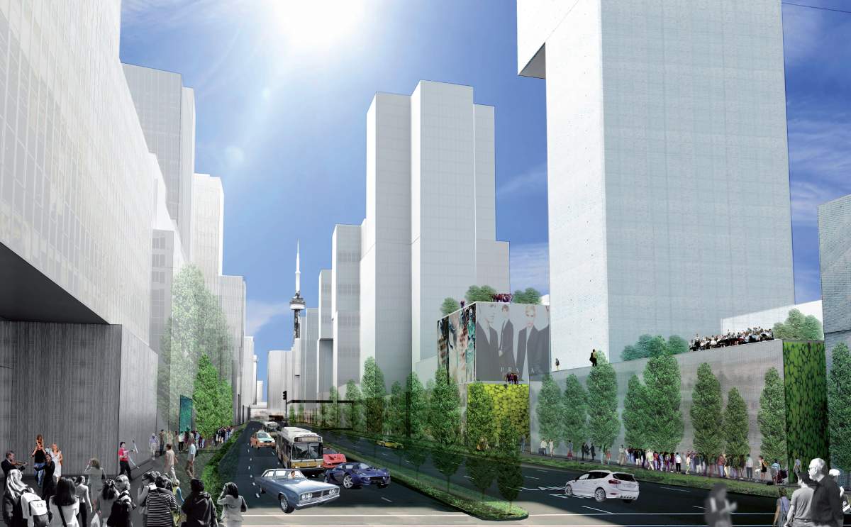 Gardiner Expressway drawing design