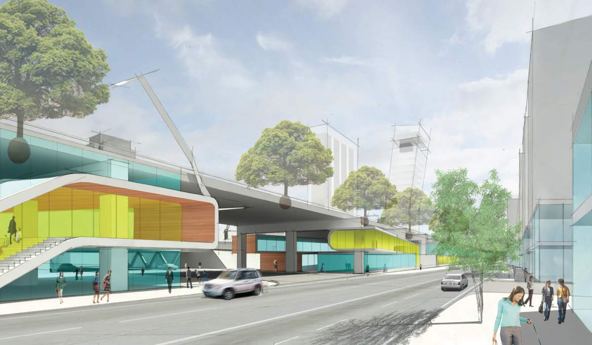 Gardiner Expressway drawing design