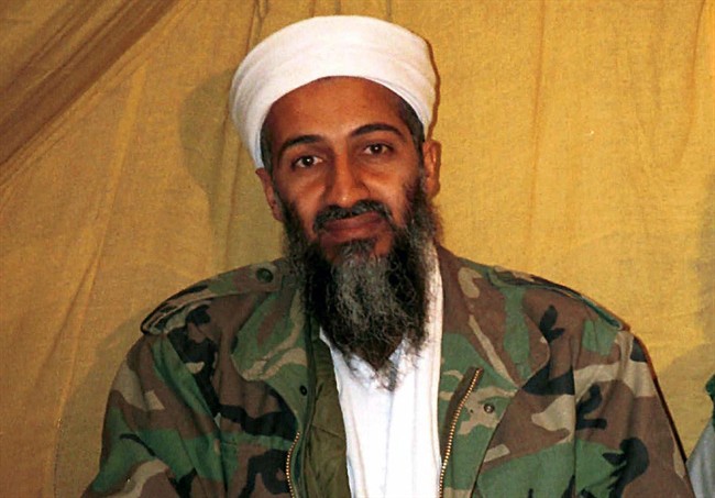 This undated file photo shows al Qaida leader Osama bin Laden in Afghanistan.