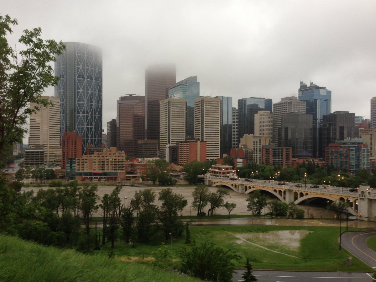 Flooding in Calgary.