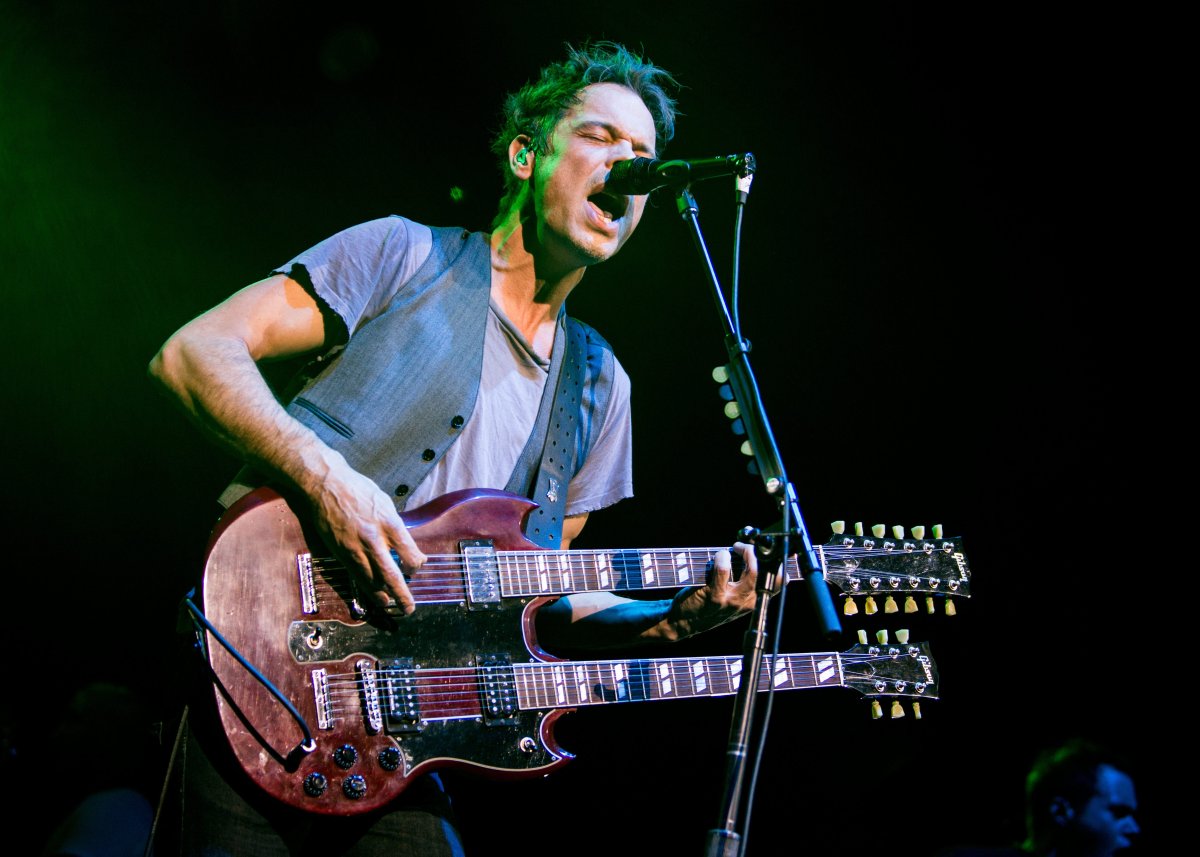 December 3, 2012 - Ian Thornley and his band BIG WRECK performs at The WFCU Centre in Windsor, Ontario, Canada.  