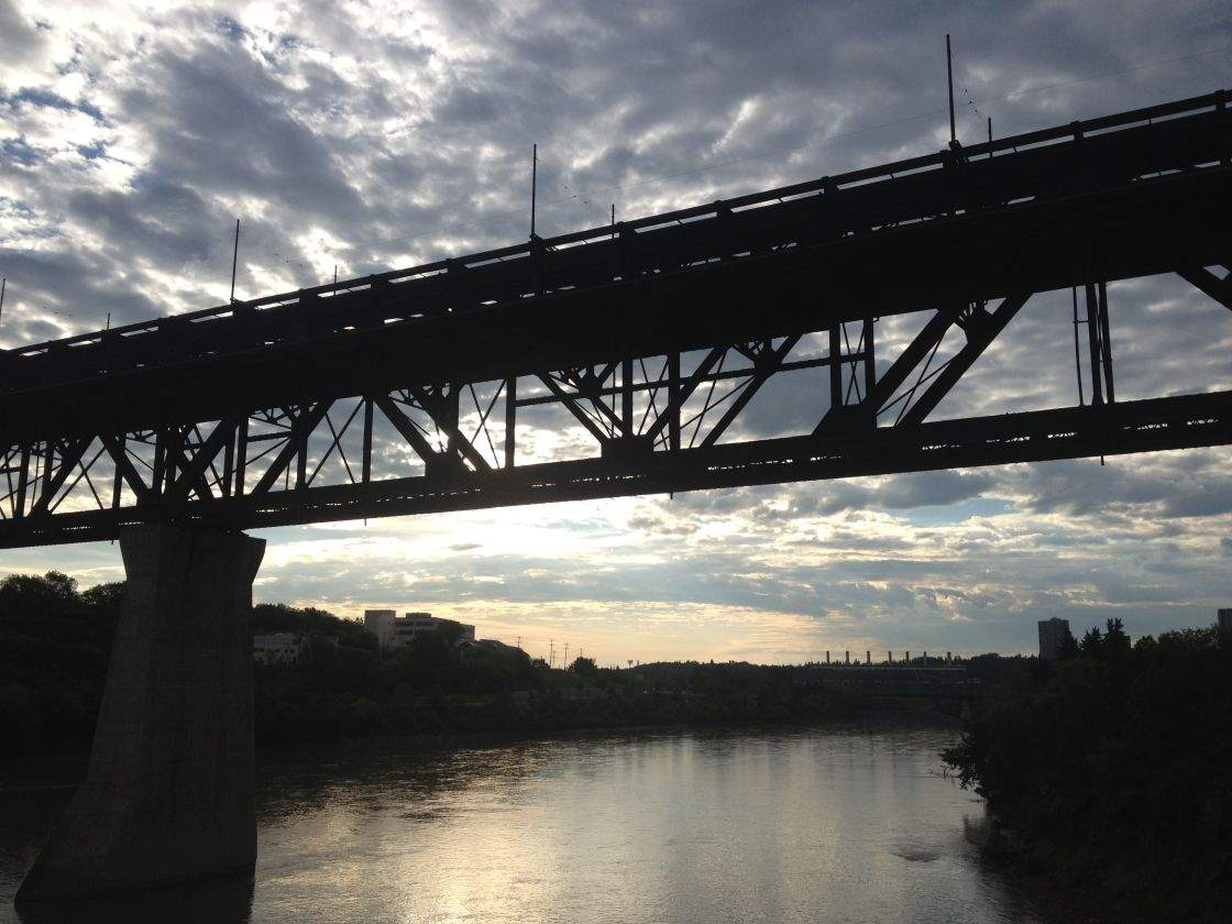 The High Level Bridge in Edmonton.