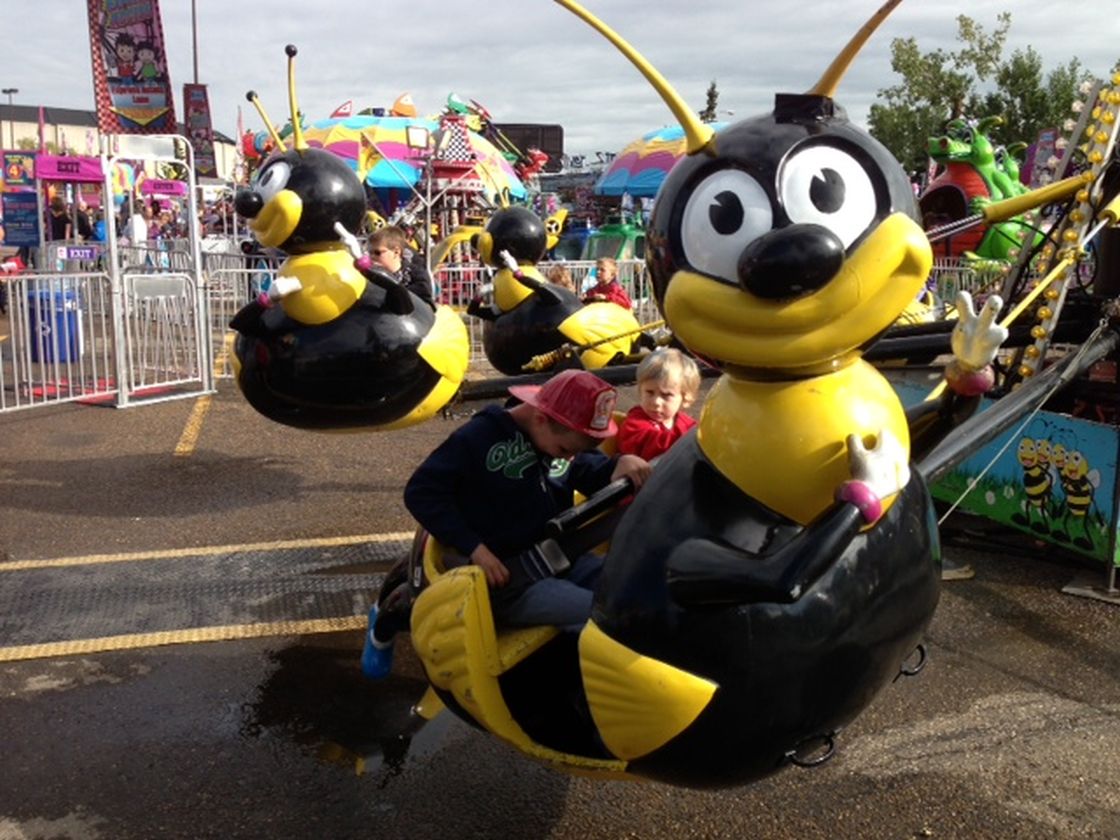 Monday Morning Madness at Northlands for special K-Days midway experience. July 22, 2013.