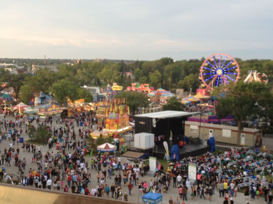 K-Days fair grounds, Northlands, in Edmonton.