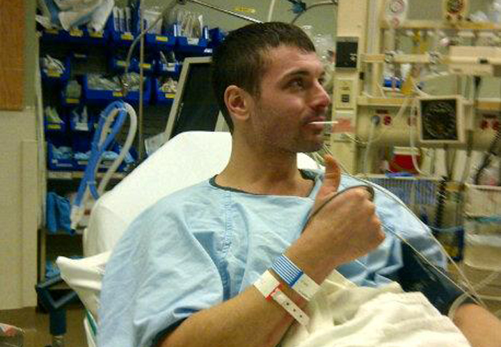 Sebastien Boucher survived being stranded on Cypress Mountain for three days after snowboarding out of bounds. 
