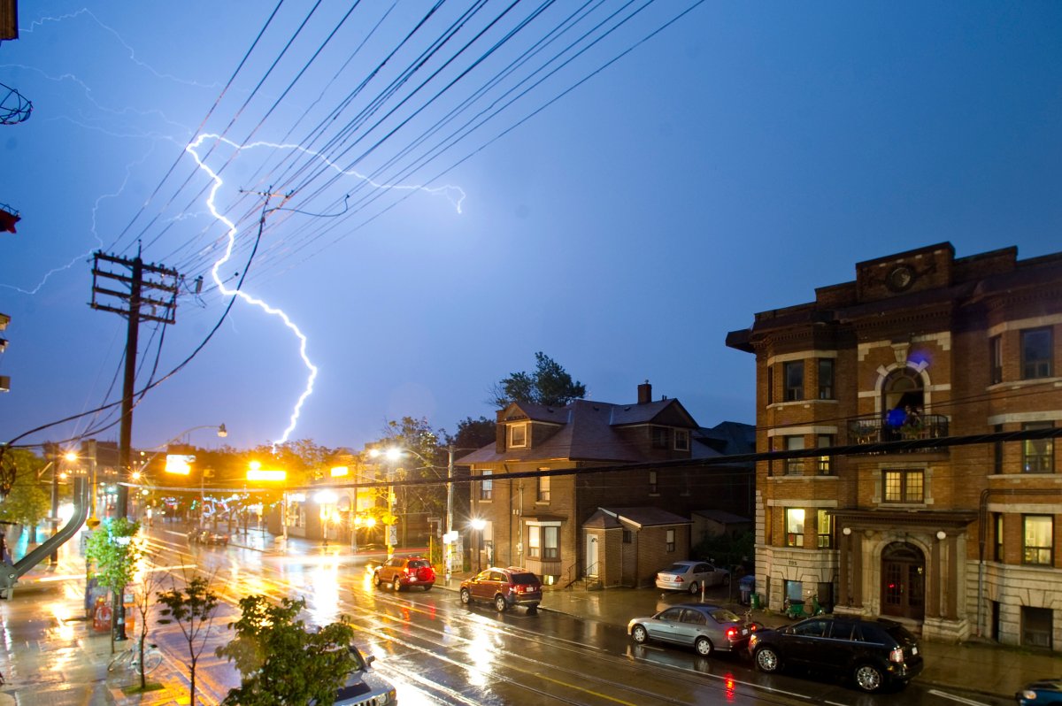 Thunderstorms are expected across the GTA on Wednesday afternoon and evening.