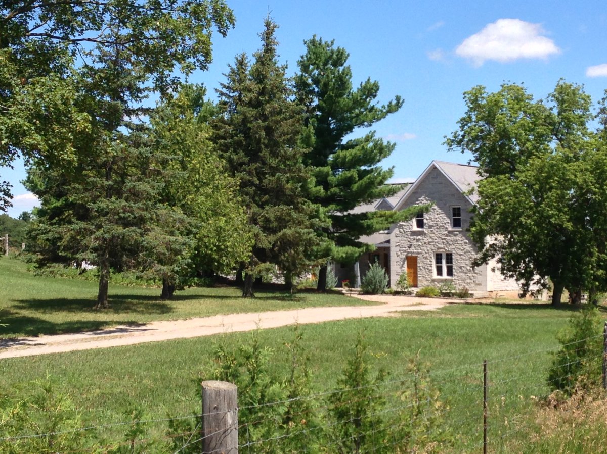 The house in Cobden, Ont. that Sen. Mac Harb once claimed as his primary residence, on July 26, 2013. 