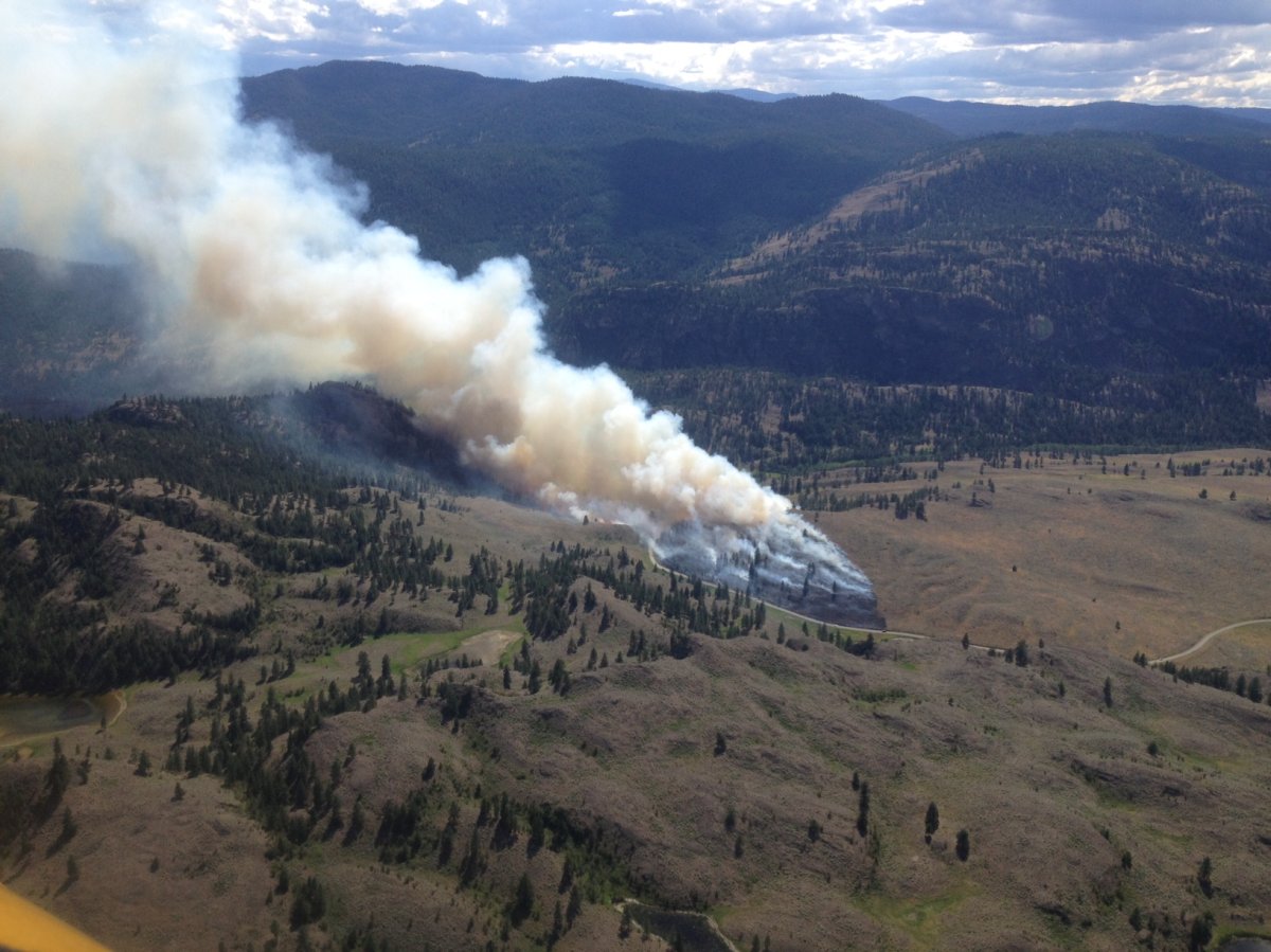 Vigorous wildfire prompts evacuation alert - image