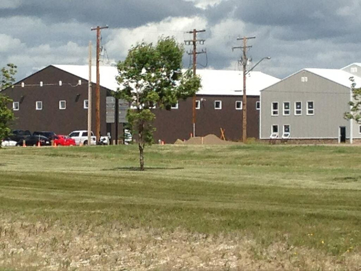 Saskatoon police are investigating a possible suspicious package in the parking lot at the airport.