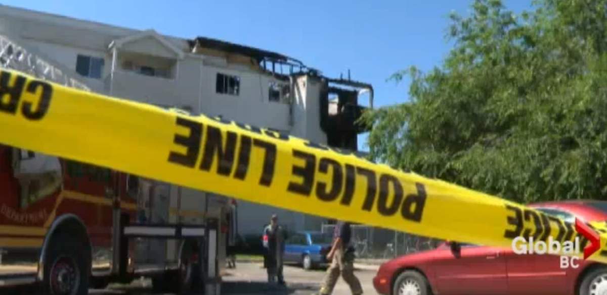Fire victim claims someone robbed his burnt up home - image