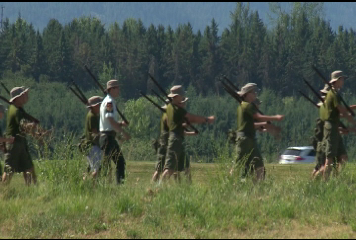 File photo of army cadets training in Vernon, B.C.