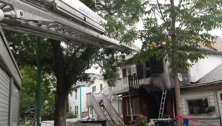 Three firefighters injured battling early morning house fire in Saskatoon.